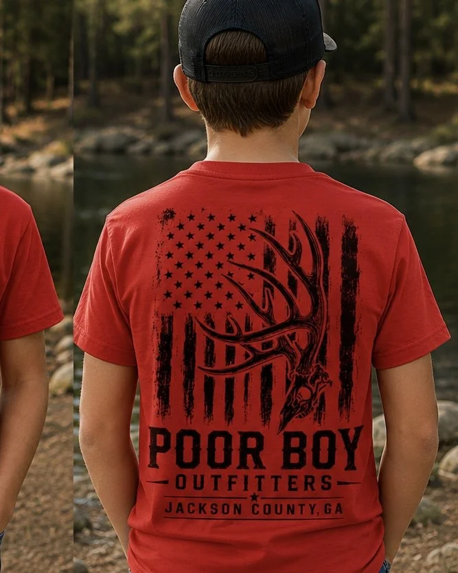 Kid Gildan American Buck T shirt