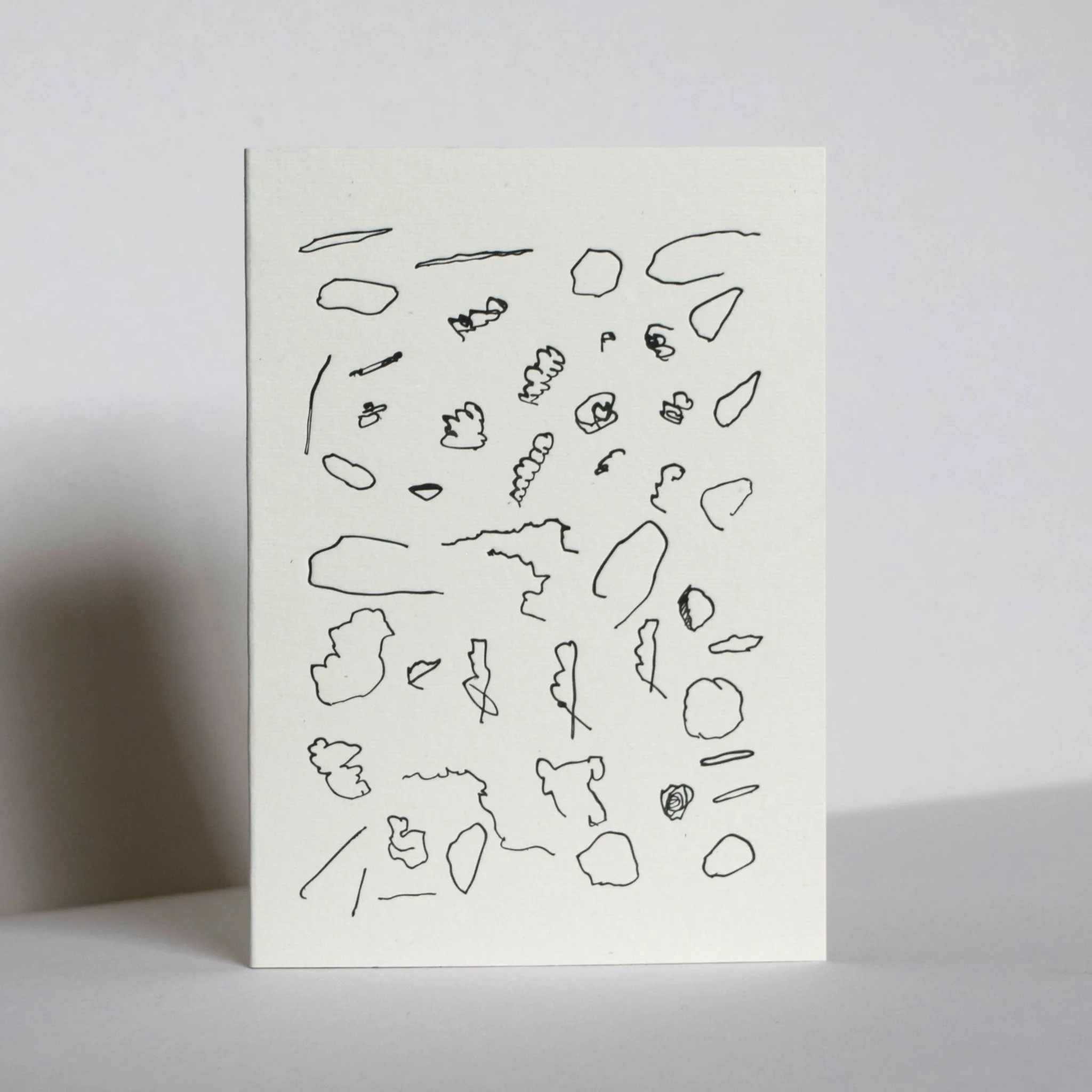 Cloudy Letterpress Card