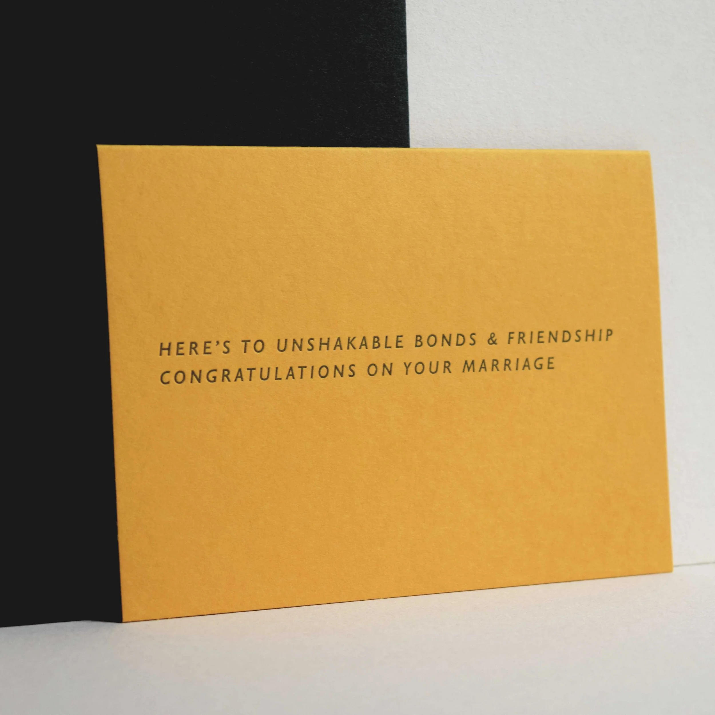 Unbreakable Bonds Letterpress Card