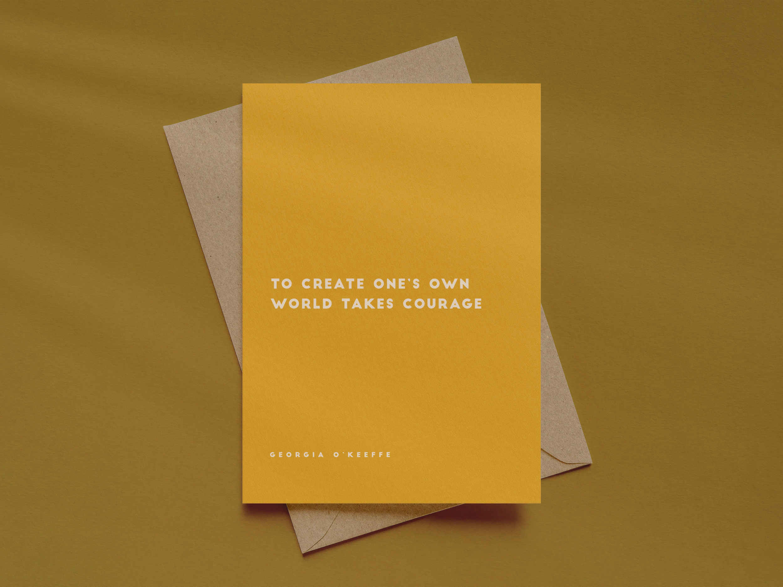 Georgia O'Keeffe Card