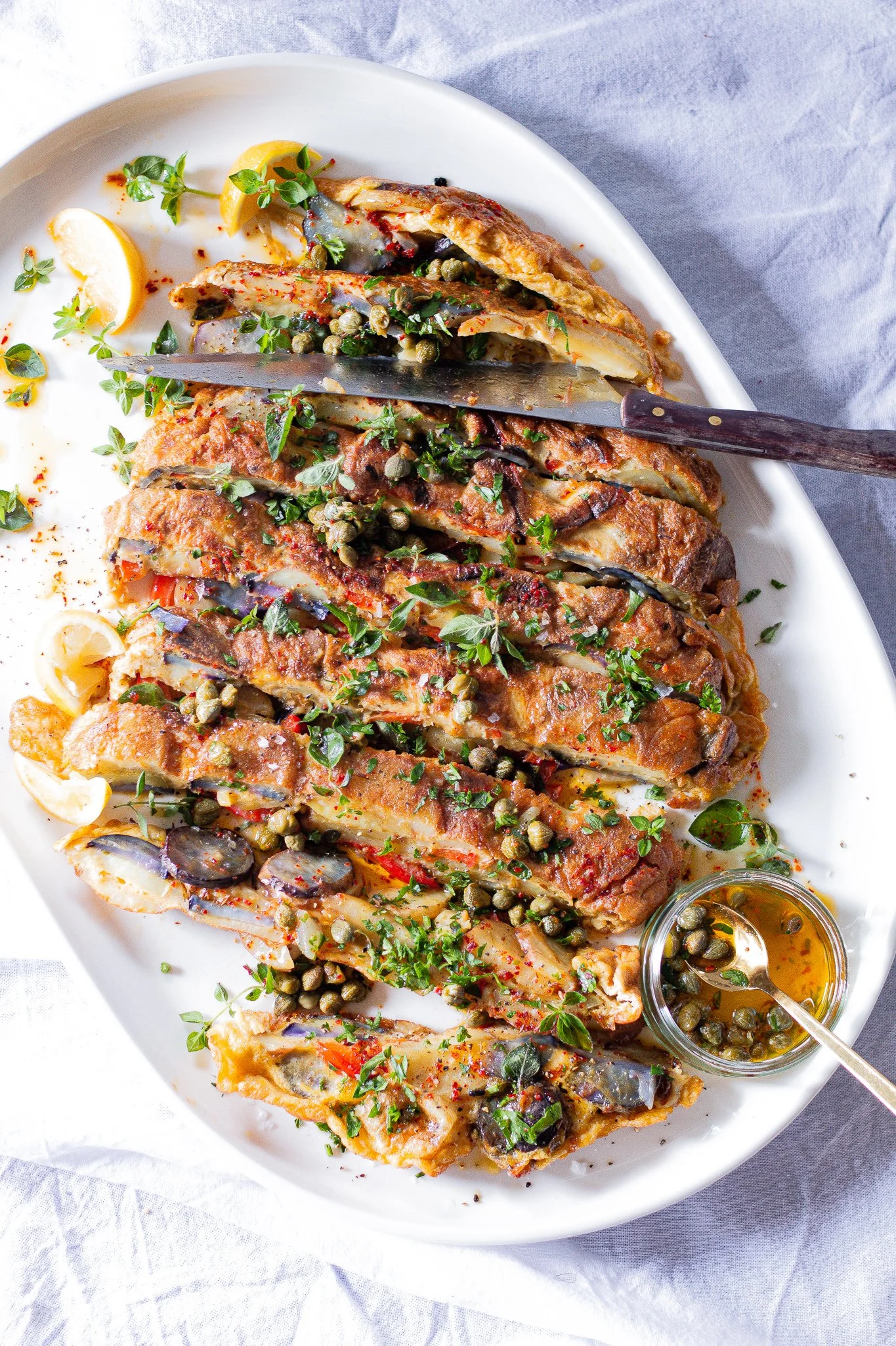 Oakley’s Trio of potato Spanish Tortilla 