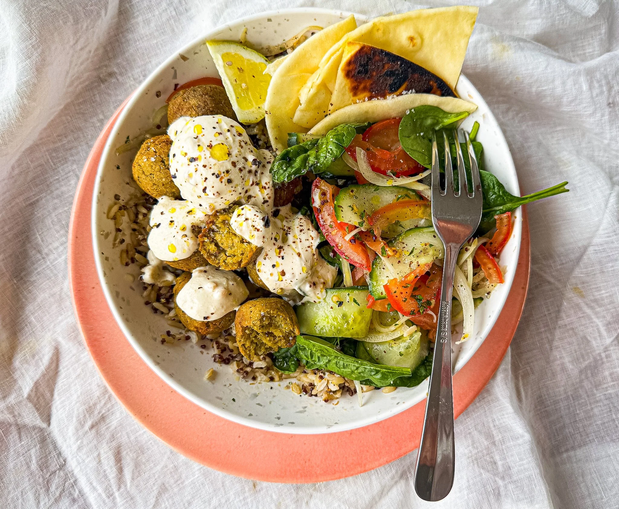 air fryer falafel peanut butter falafel