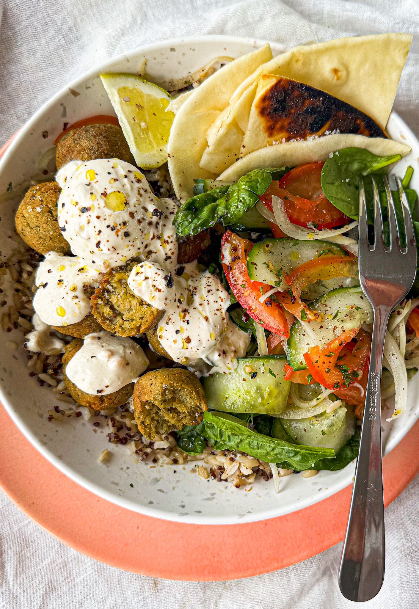 Secret Ingredient Falafel Grain Bowls