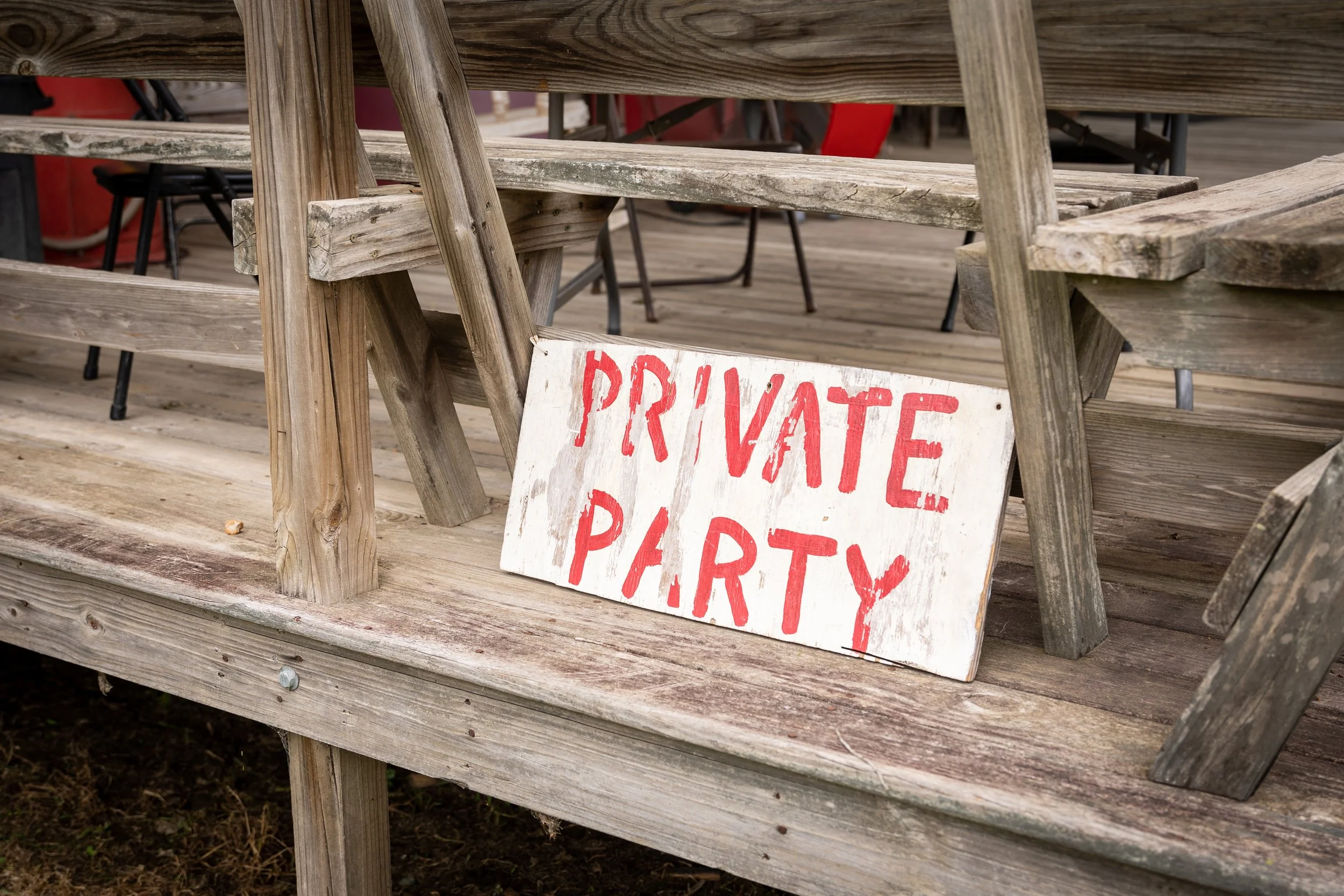 Private party at the Tavern.