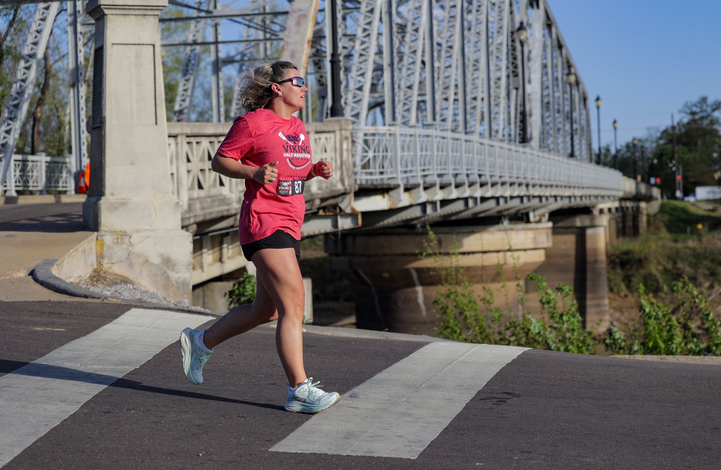 Running in the Delta is fast and flat.