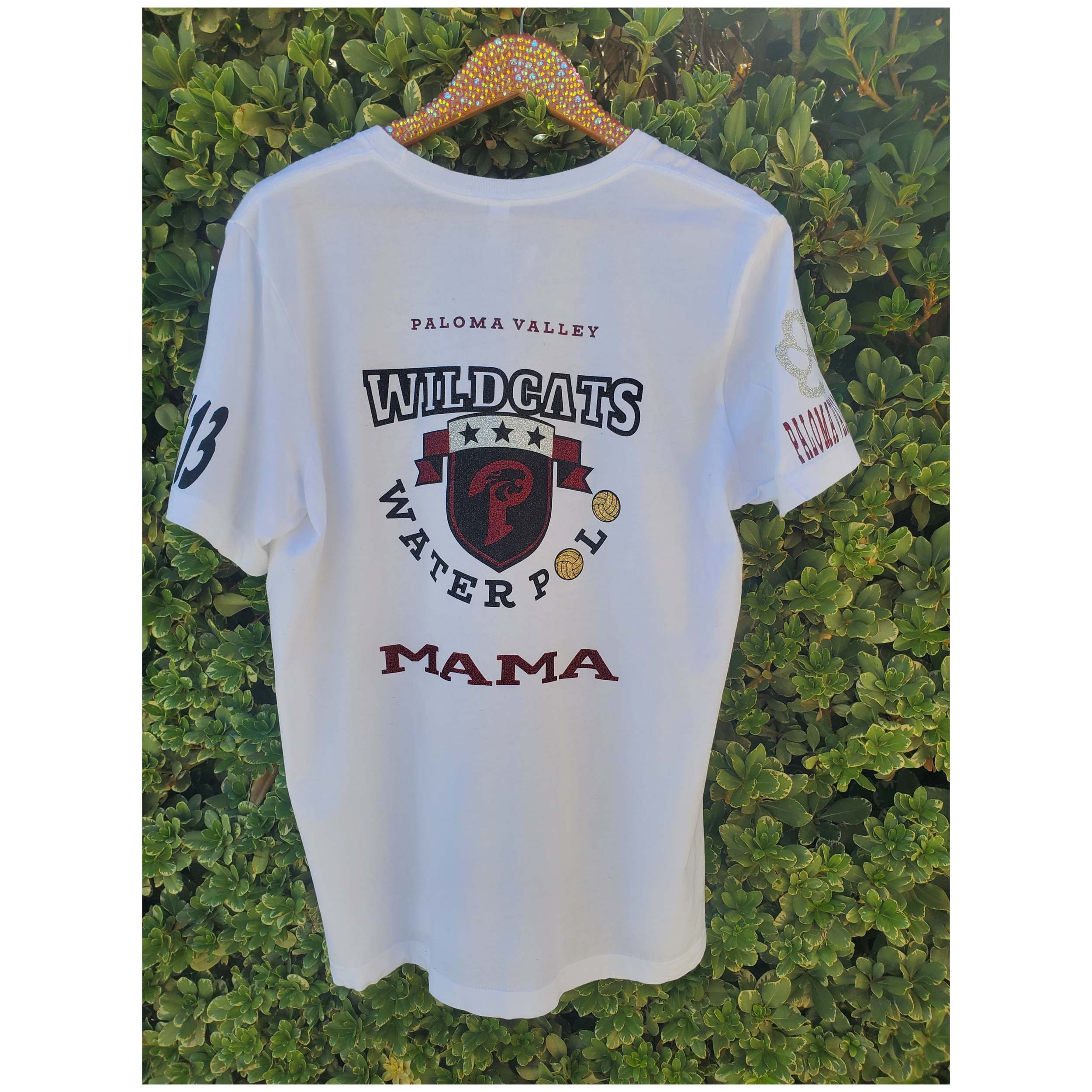 Glitter - Water Polo Mama (Old School Logo) Small thru X-Large