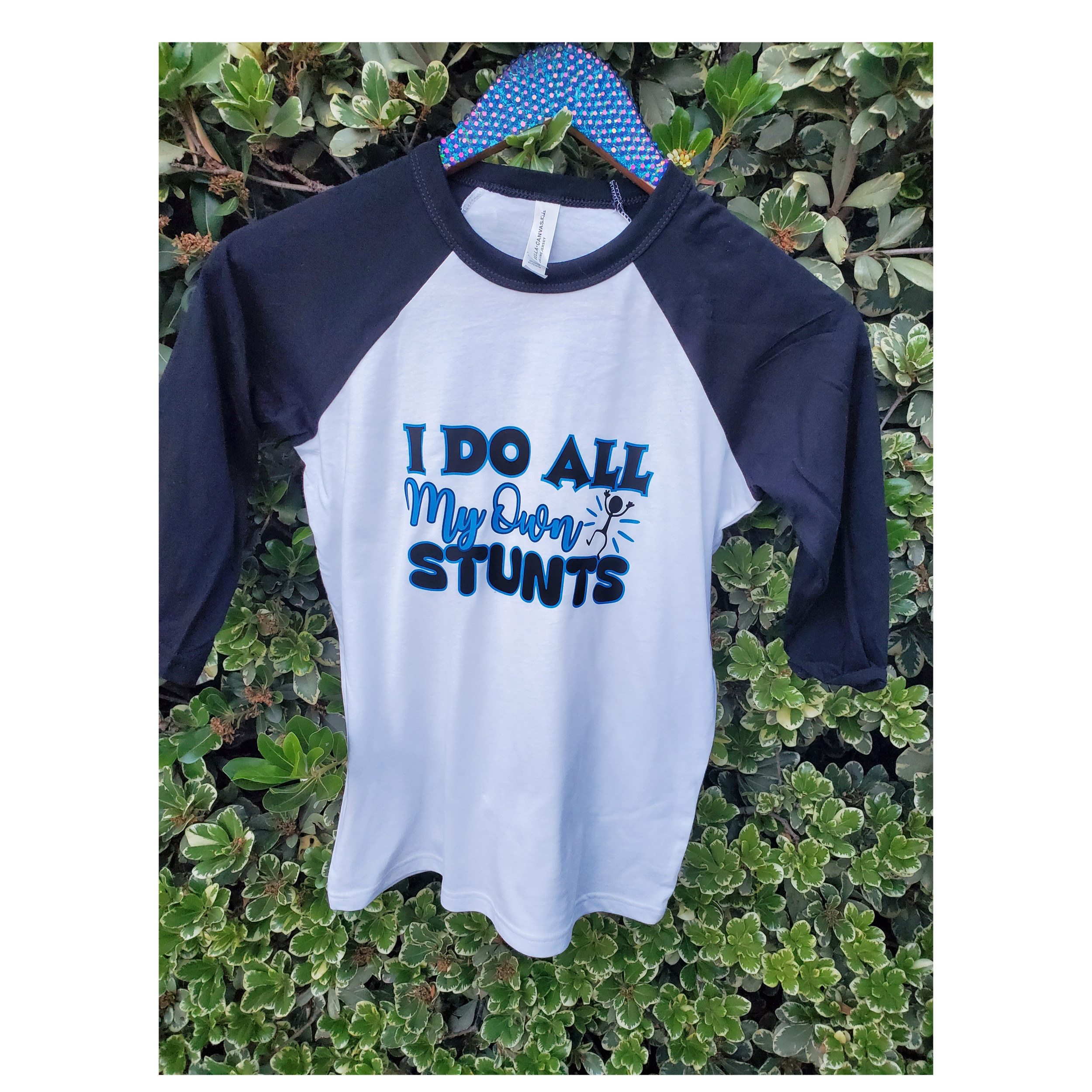 I do all my own stunts youth shirt