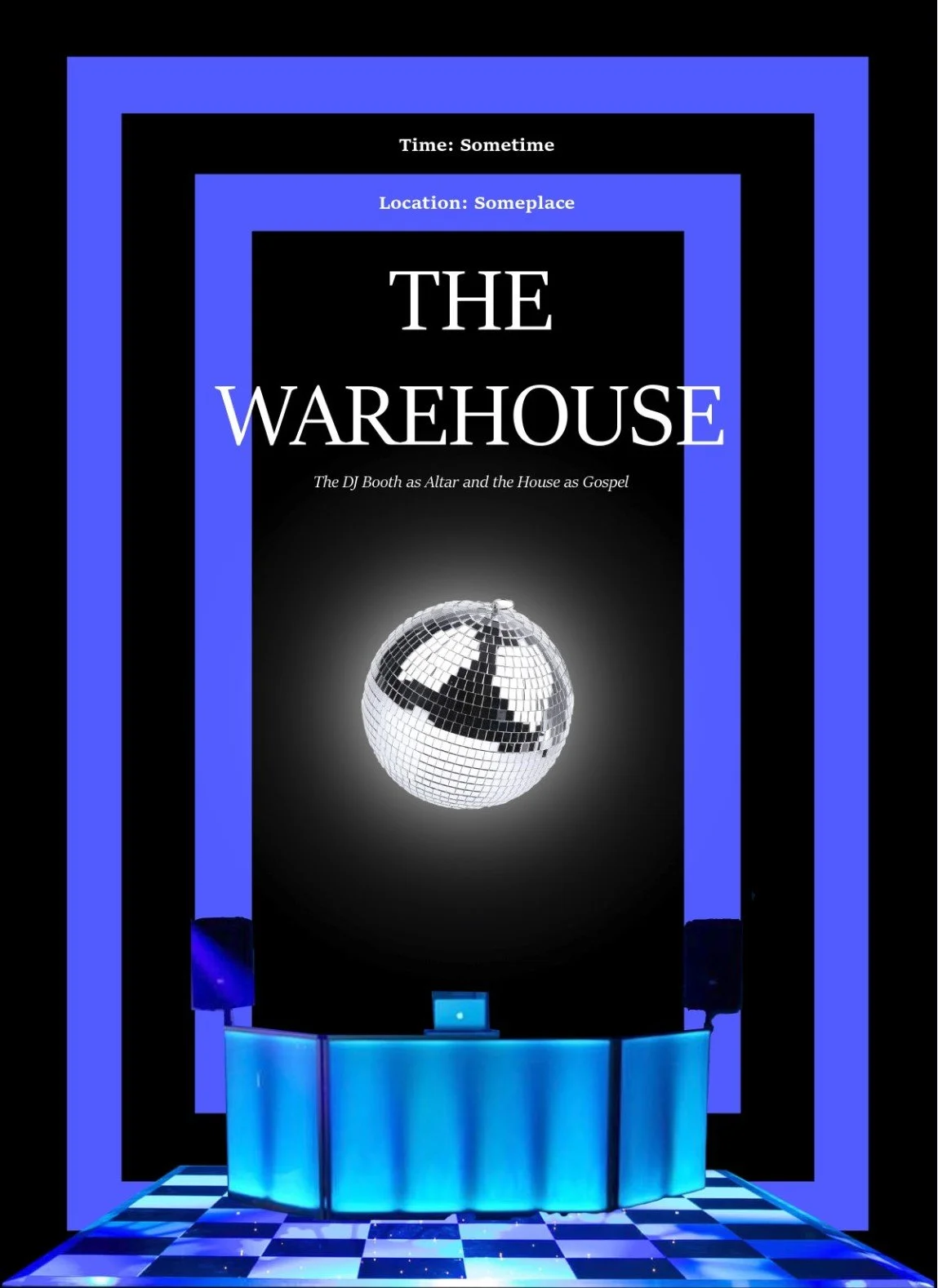 "THE WAREHOUSE", 2023, digital collage