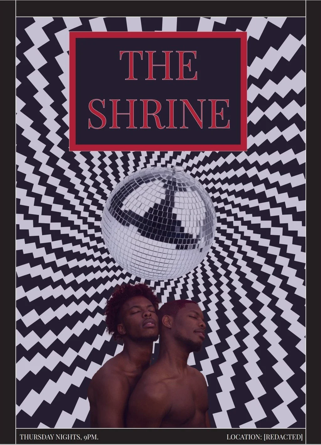 "THE SHRINE", 2023, digital collage