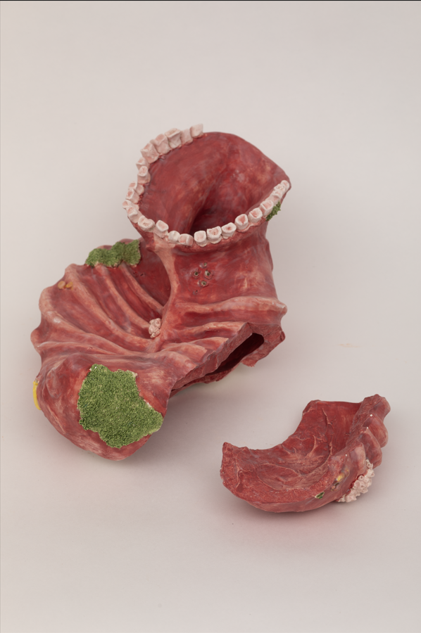 "inside out", 2023, stoneware