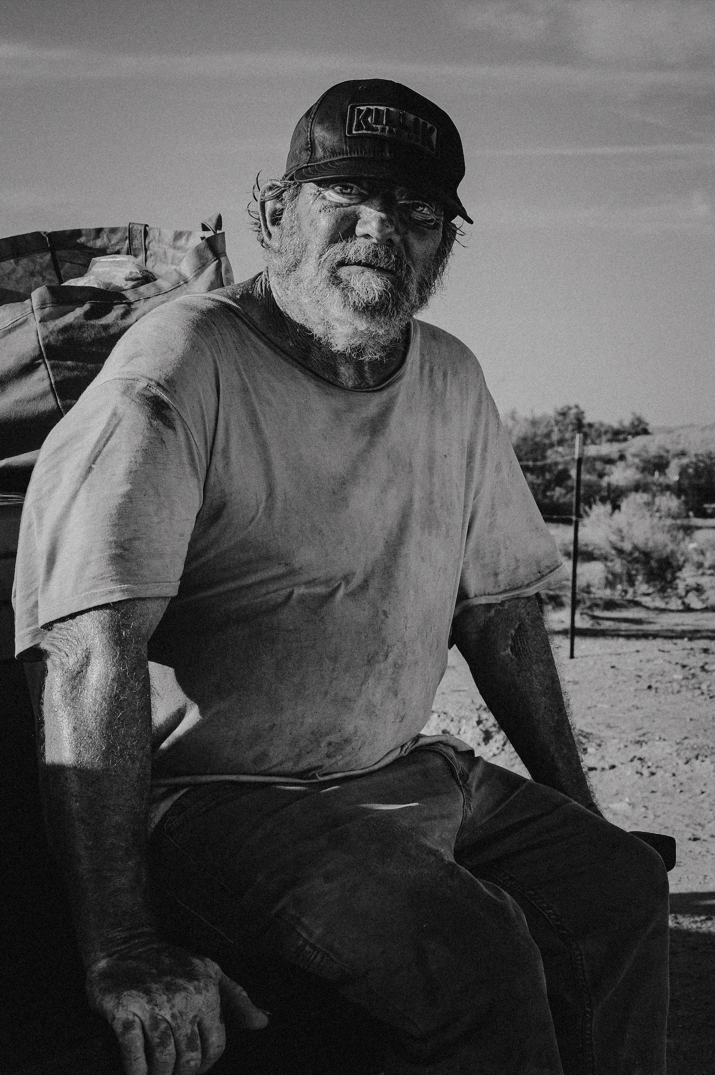 A slab City resident. See our story about Slab City, CA.