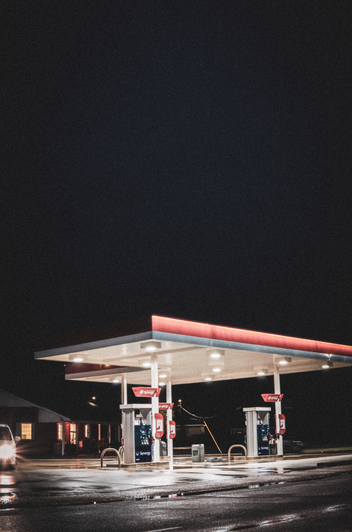 Wet Pavement and Gas Smell, North Carolina, 2026