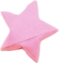 Pink star-shaped bath bomb