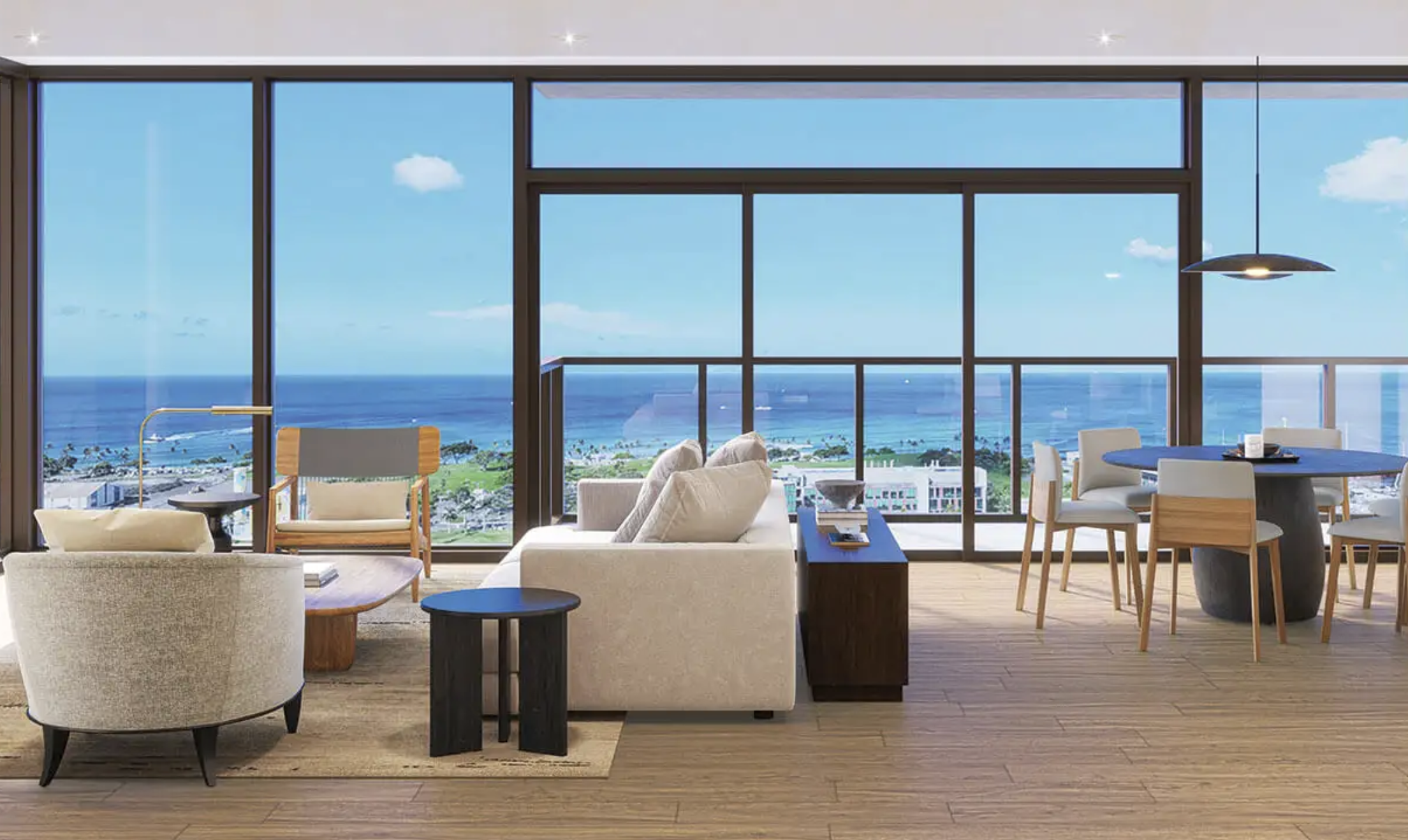 Kakaako / Ala Moana: High-density luxury urban condos, penthouses, and walkable modern living