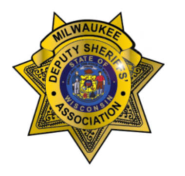 Milwaukee Deputy Sheriff's Association badge with the Wisconsin state seal in the center.