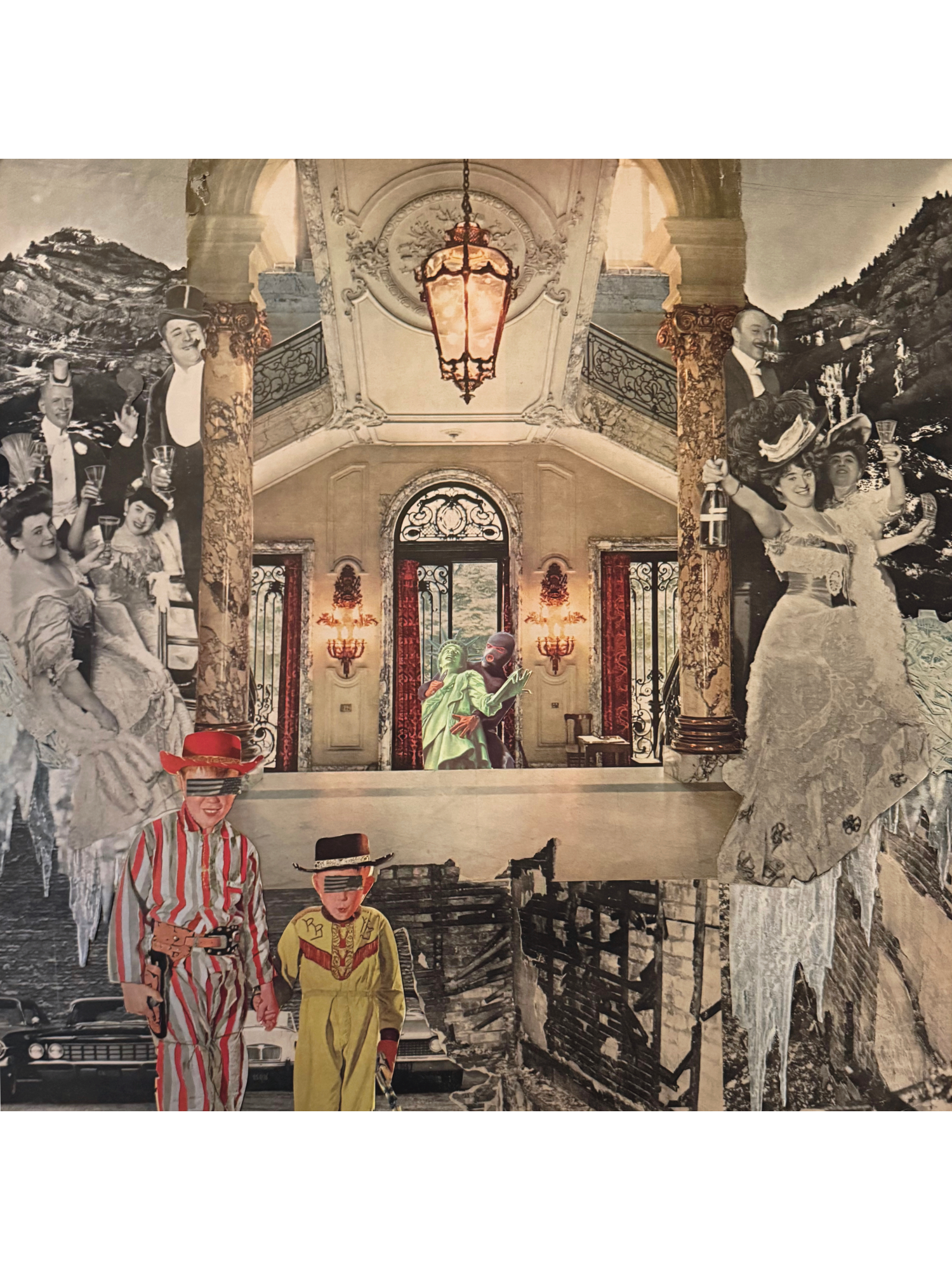 great again ; collage art print