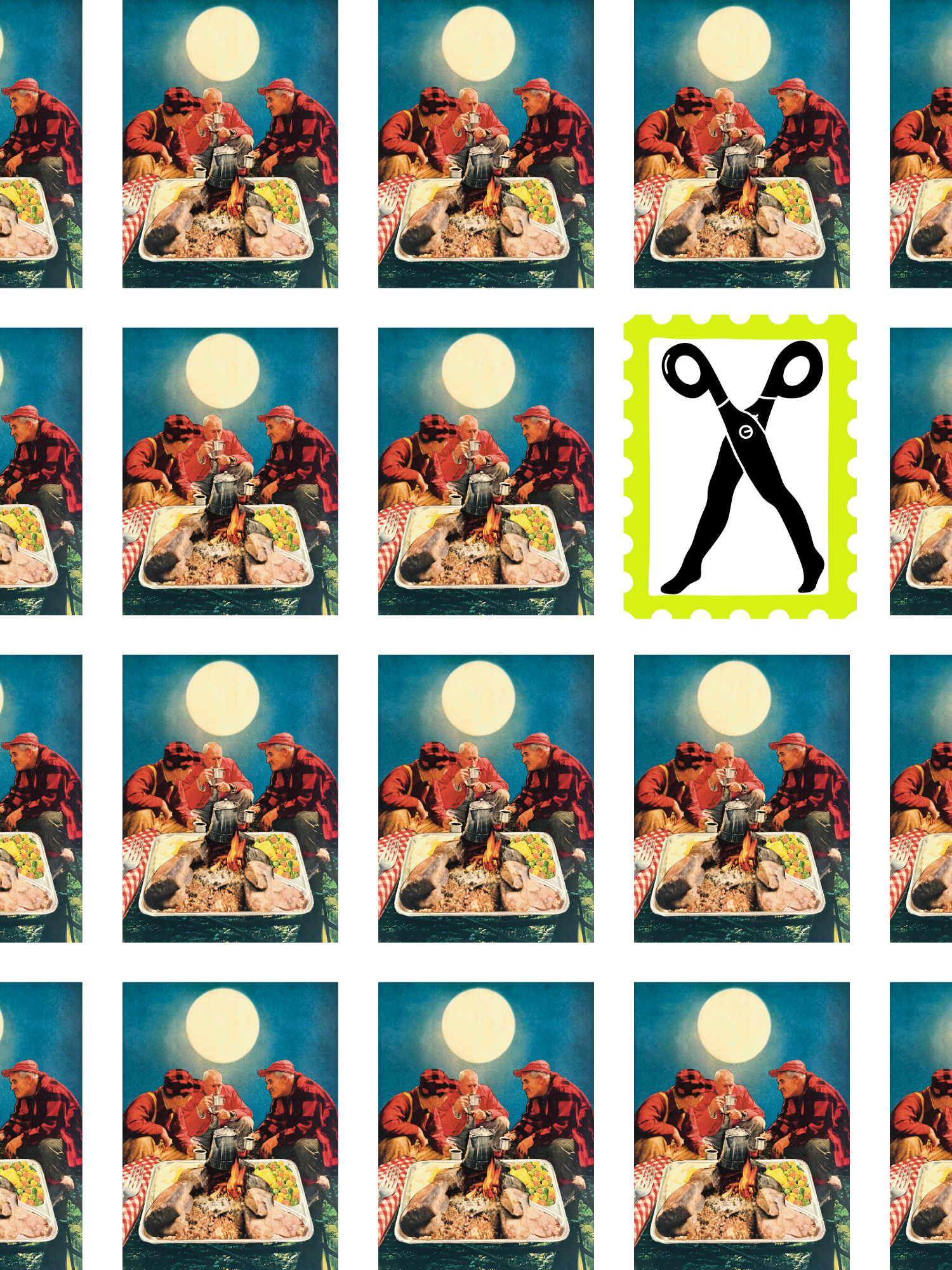 postcard 10pk ; frozen dinner