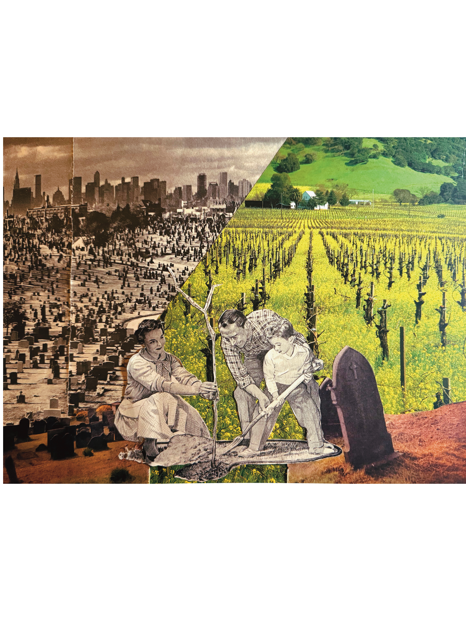 hope ; collage art print