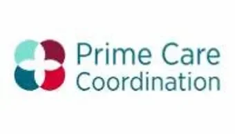 Prime Care Coordination logo with a circular design and text