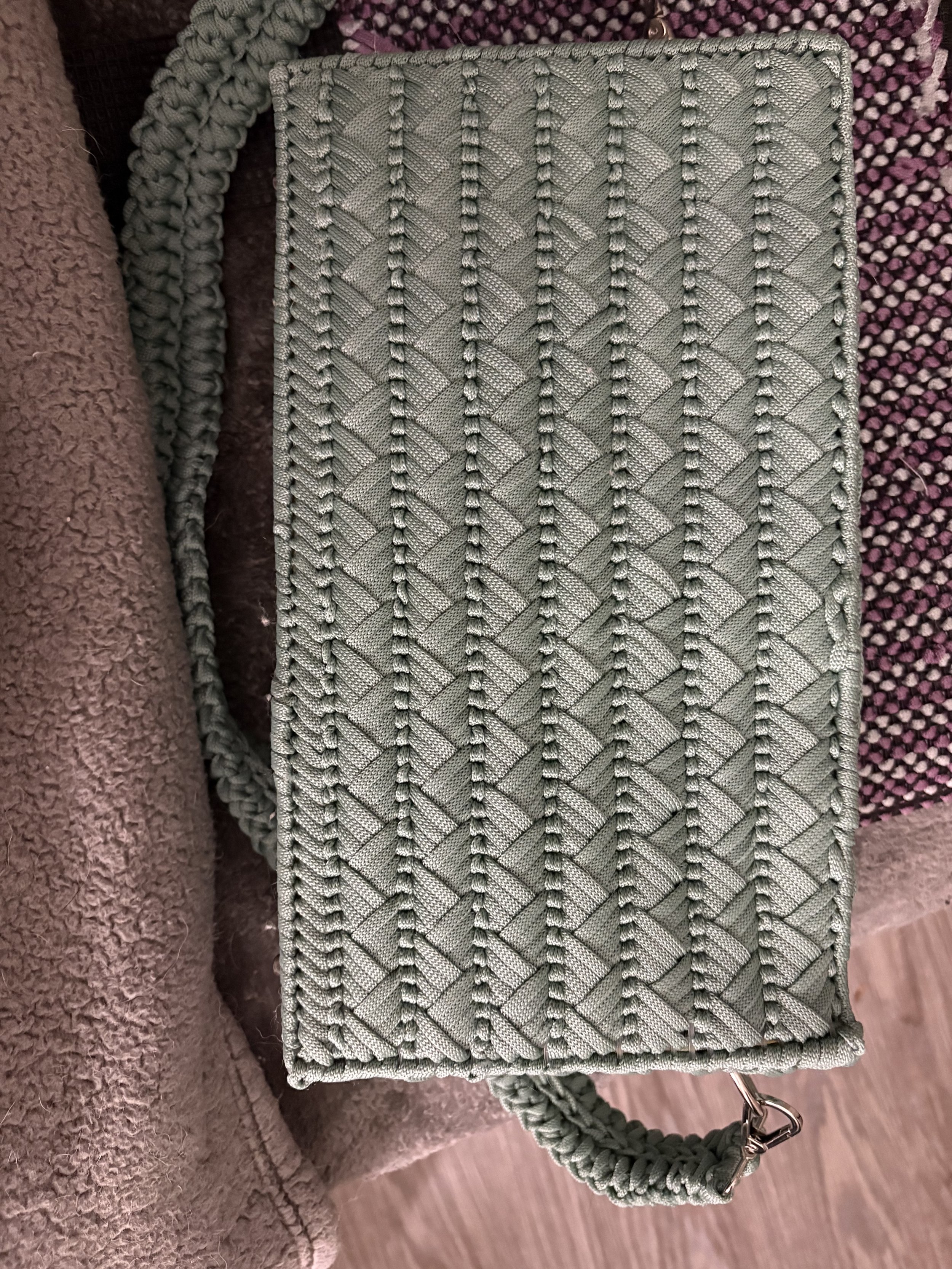 Beautifully handmade sturdy purse with lining