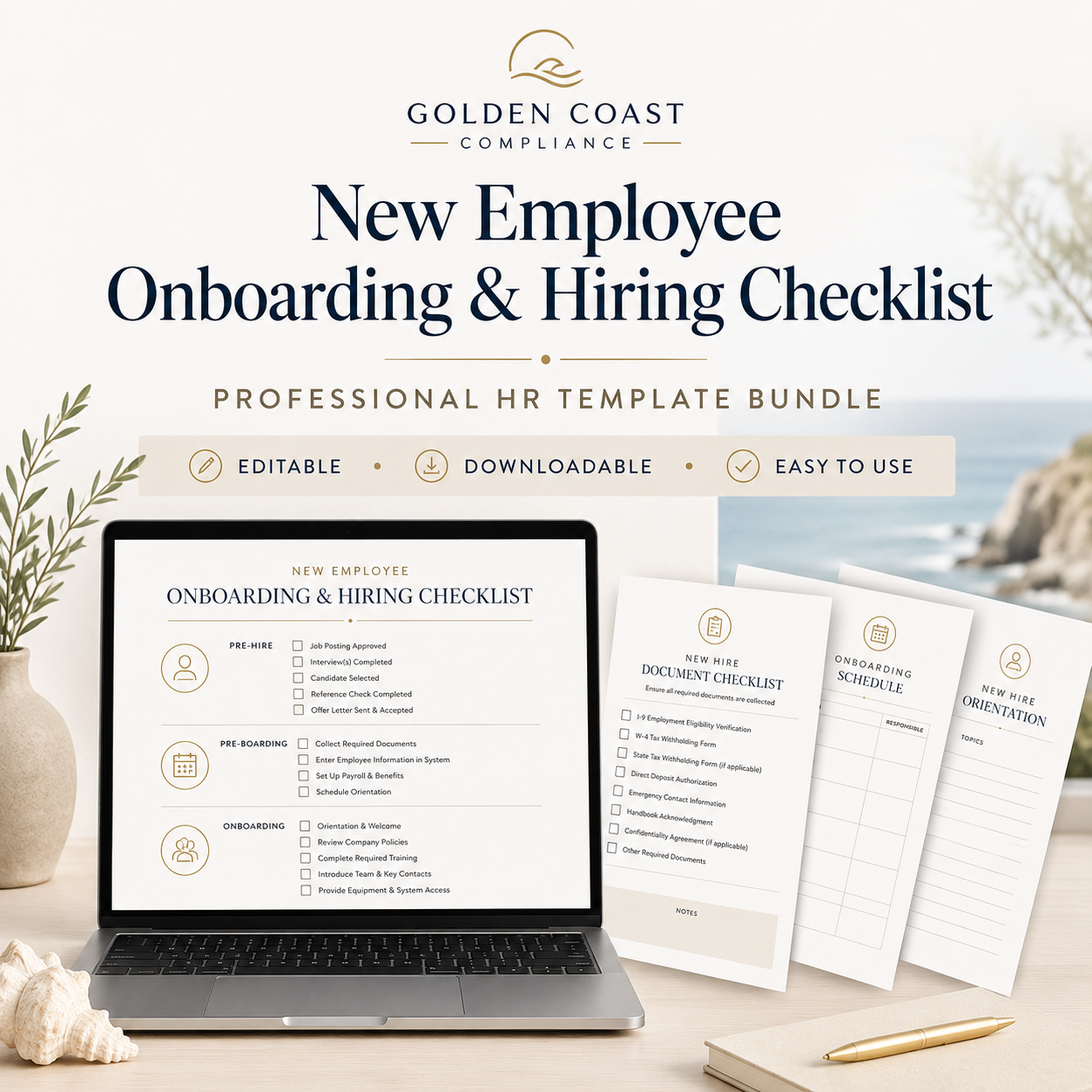 New Employee Onboarding & Hiring Checklist