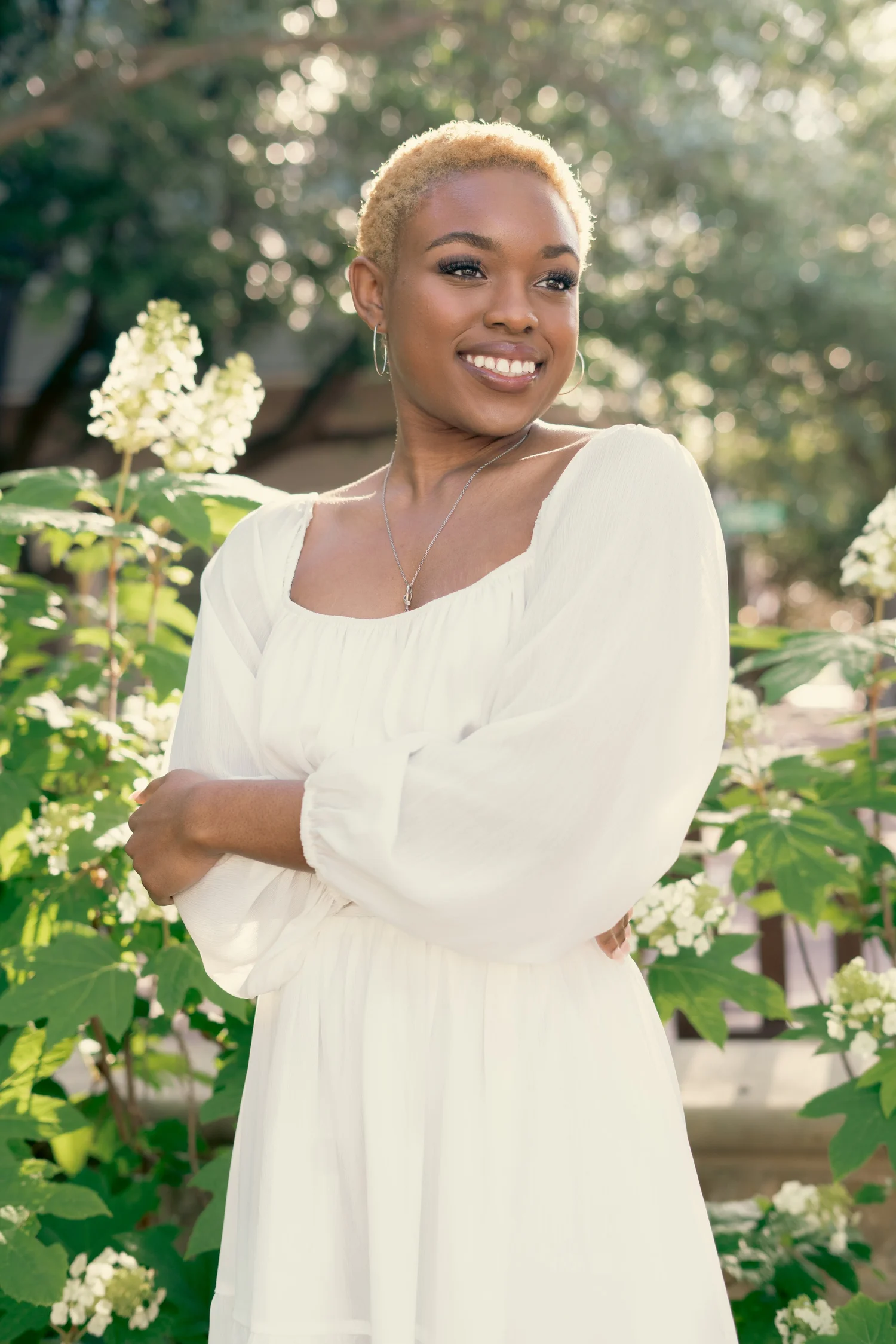 Senior portrait photographed on location
