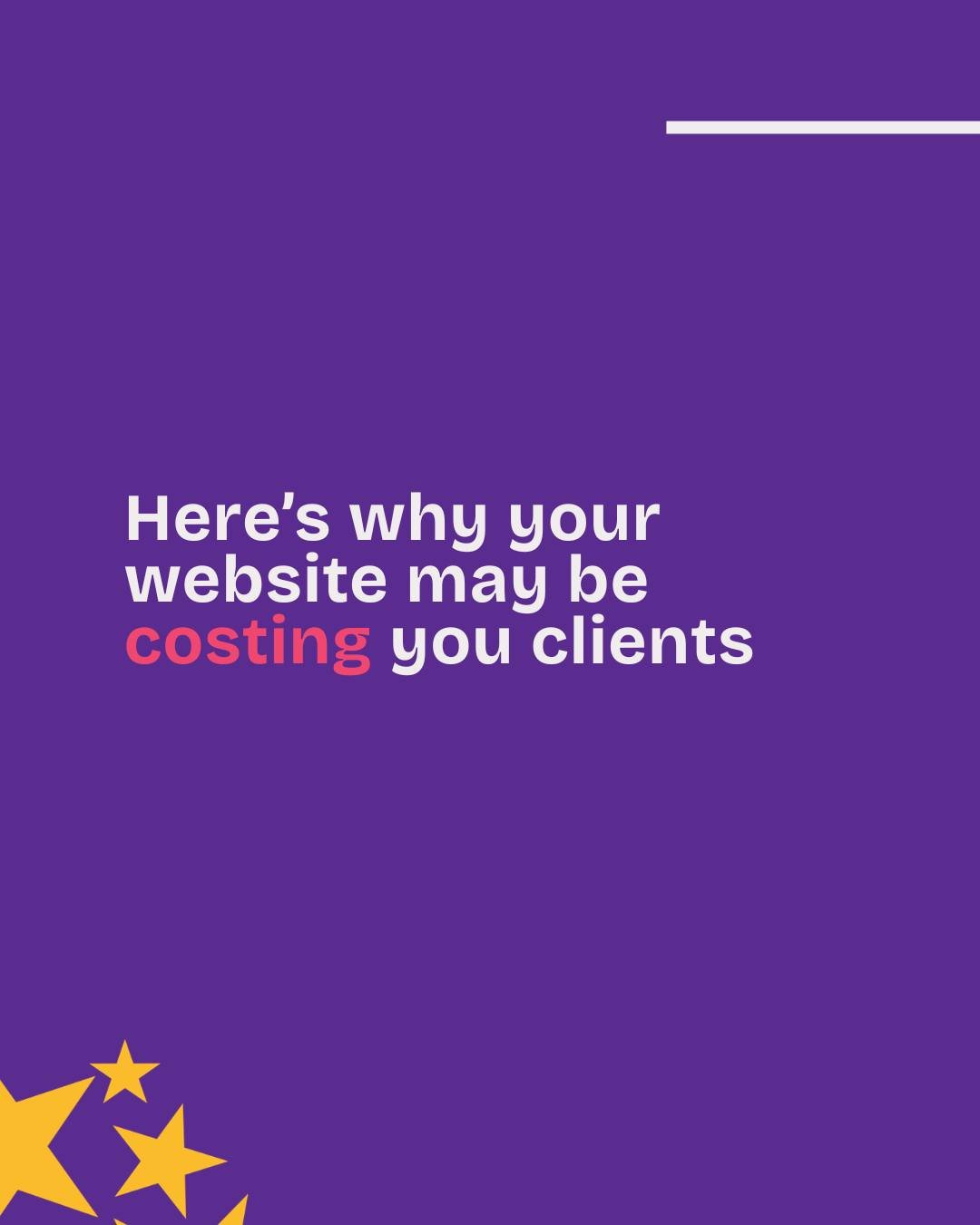 Increase the chance of your ideal client finding you by showing their problem that you solve and telling them the outcome of working with you. 

This goes down on your website's homepage. The HERO, which is the first thing people see, should scream t