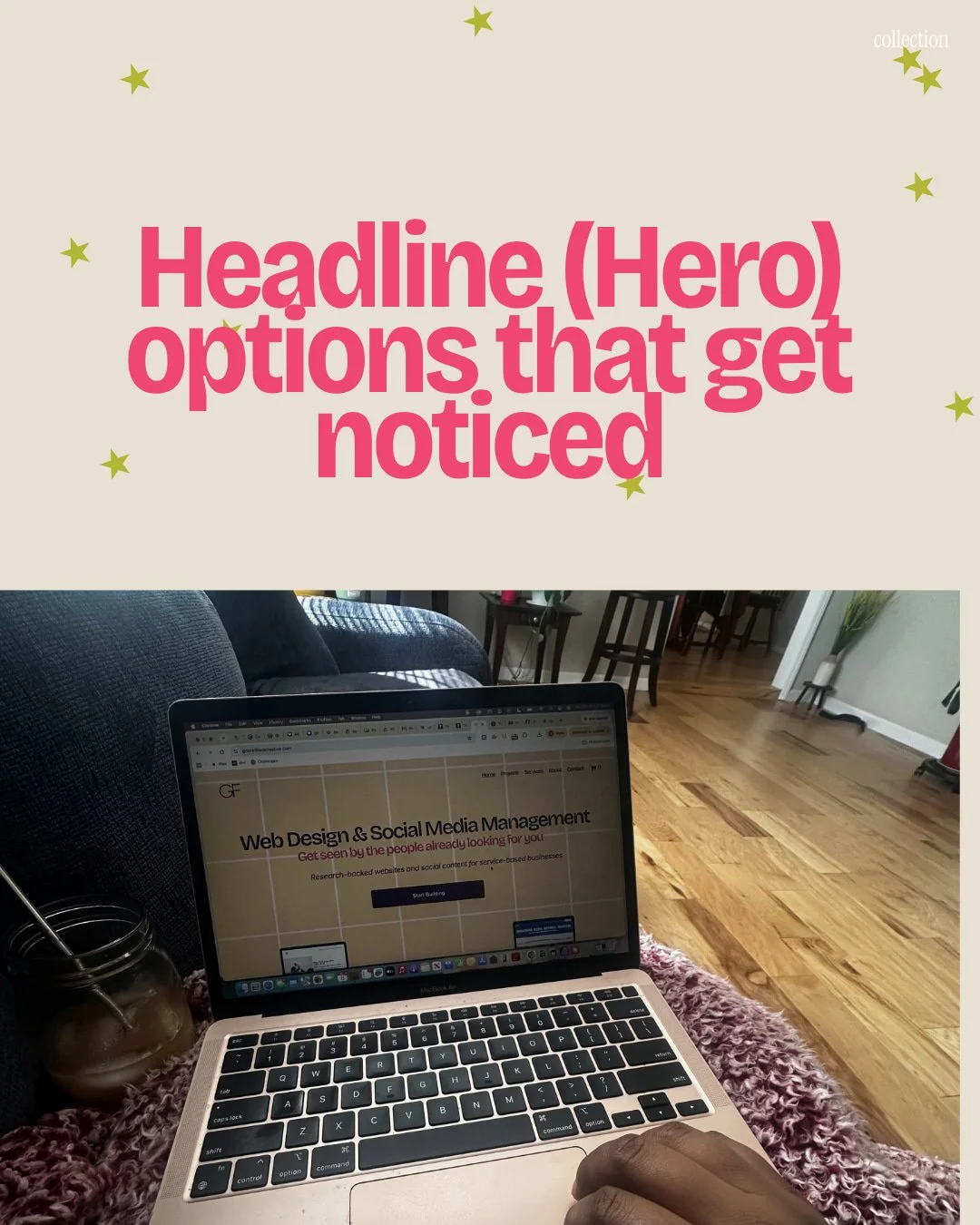 You have about three seconds before someone decides to stay or leave.

Read your hero headline out loud. Does a stranger know:
&rarr; what you do
&rarr; who it&rsquo;s for
&rarr; what to do next

If not, that&rsquo;s not a design problem. It&rsquo;s 