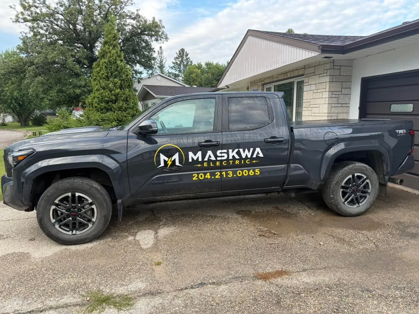 New decals on the Tacoma! Keep an eye out and I&rsquo;m sure you will see us out continuing to serve the Powerview-Pine Falls and surrounding area!
