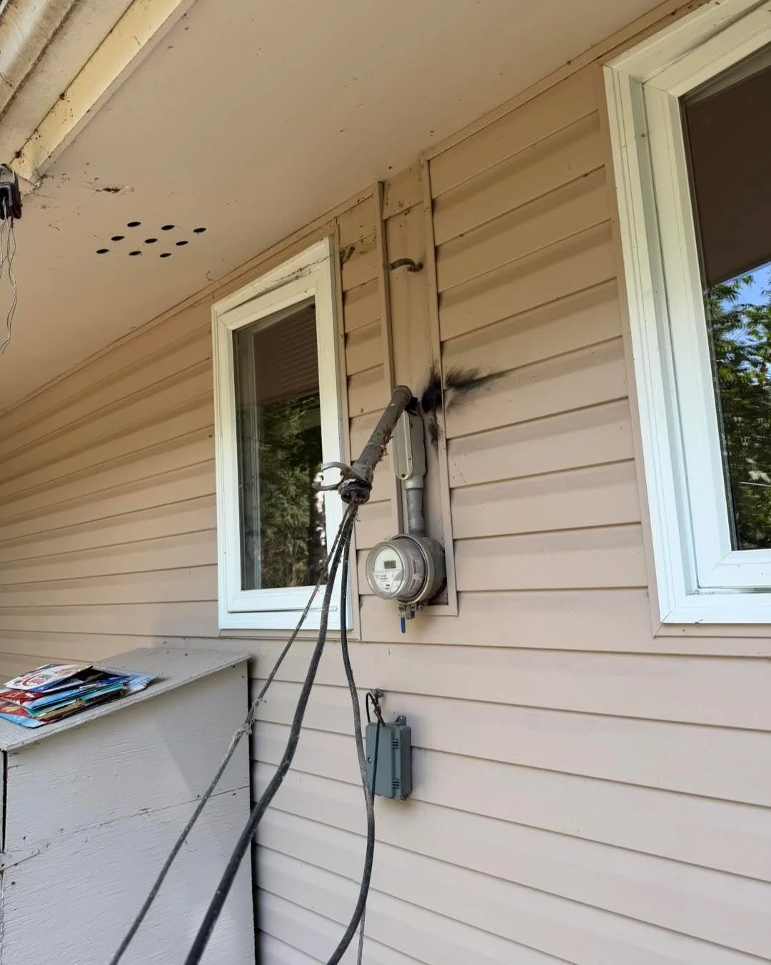 Damaged service got you down, call Maskwa Electric to get it back up and running in no time!