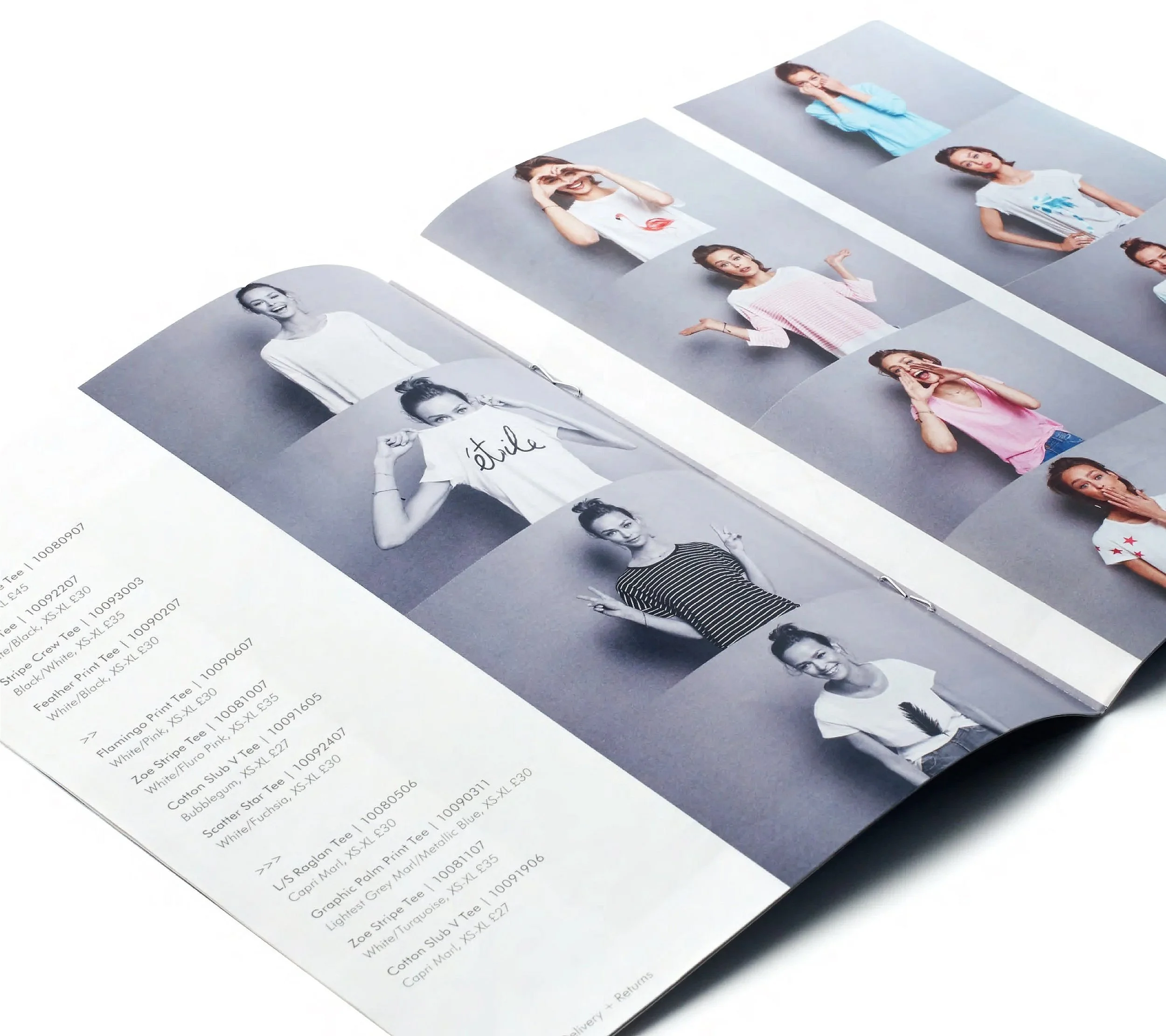 Hush Homewear fashion catalogue design and art direction