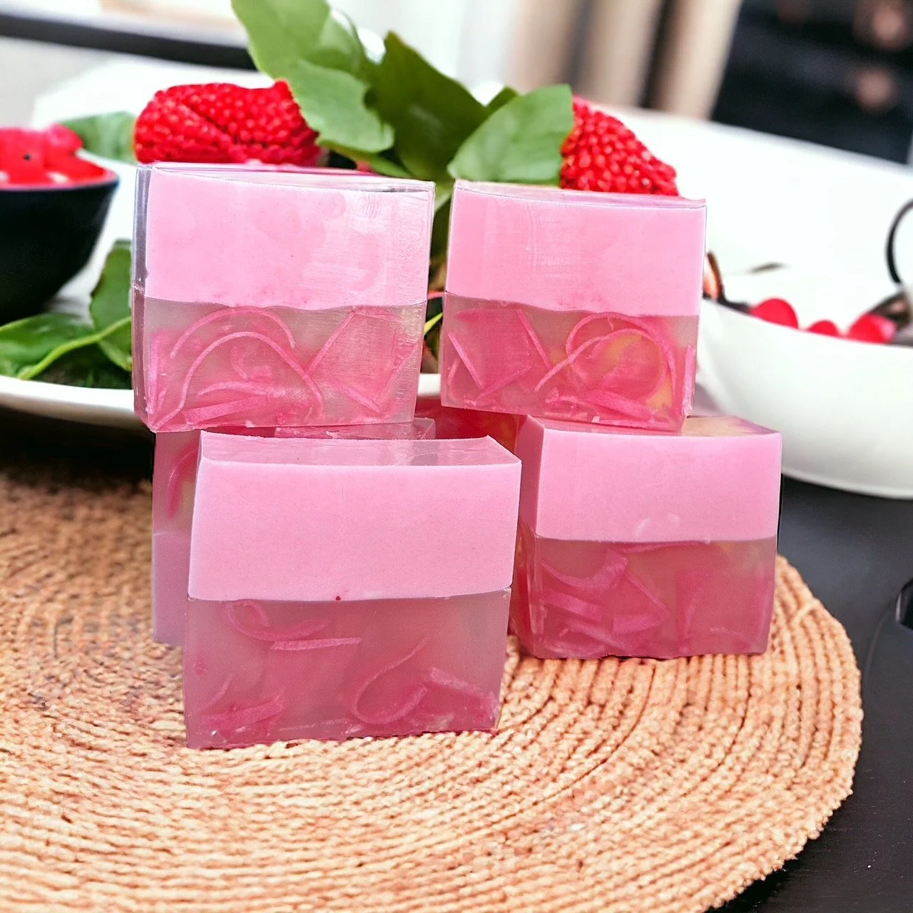 Shea and Aloe Soap - Sparkling Strawberry
