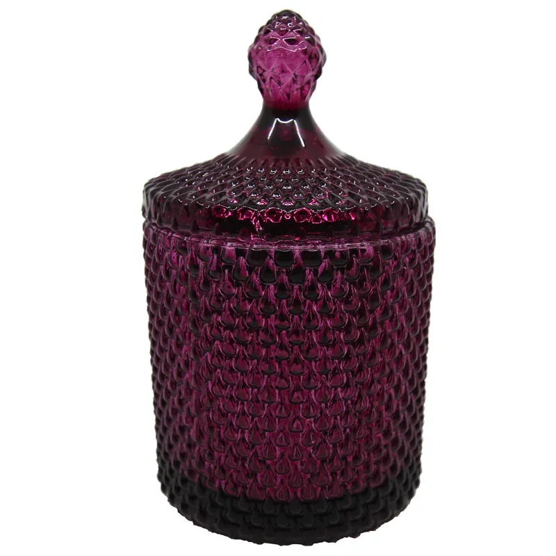 Purple Tear Drop Soy Candle