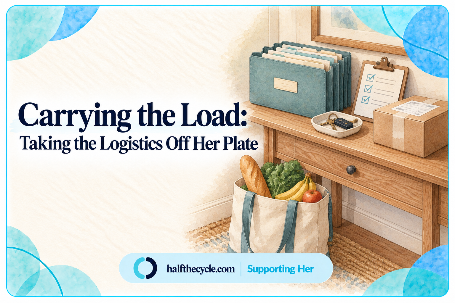 Carrying the Load: taking the logistics off her plate