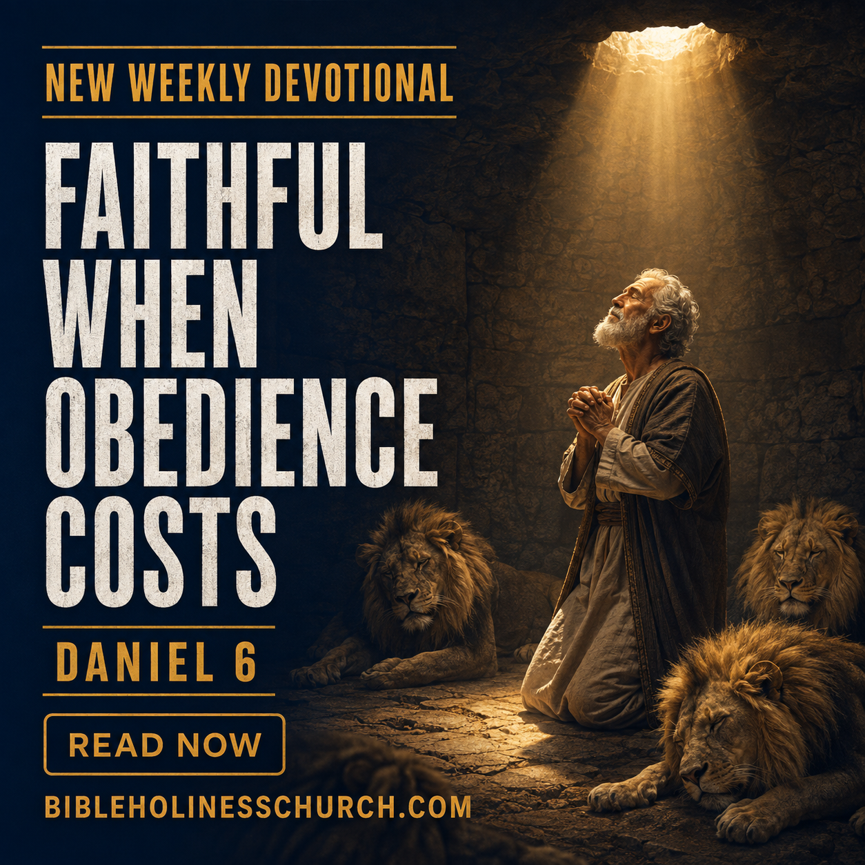 Faithful When Obedience Costs