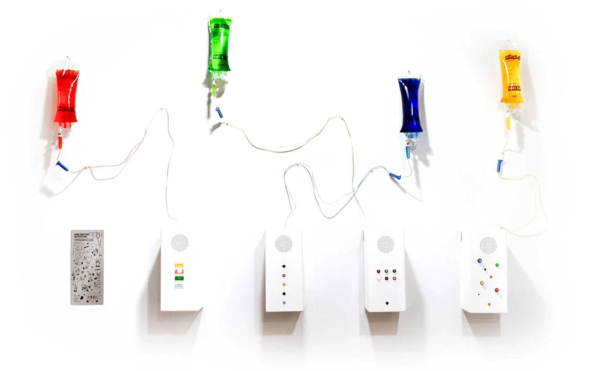 art hand sanitizing machine