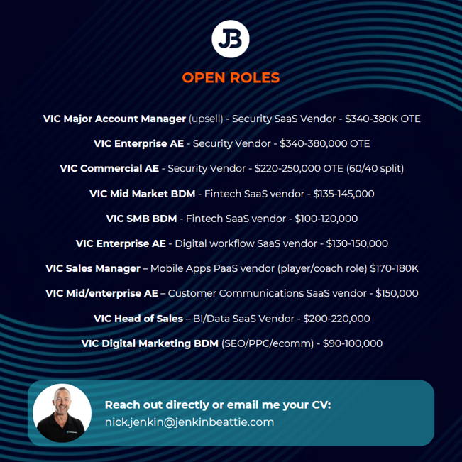 LinkedIn 'Open Roles' template | Canva