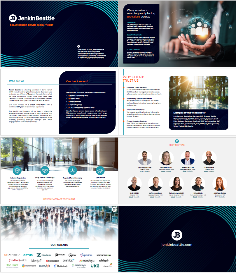 Capability statement template | Canva