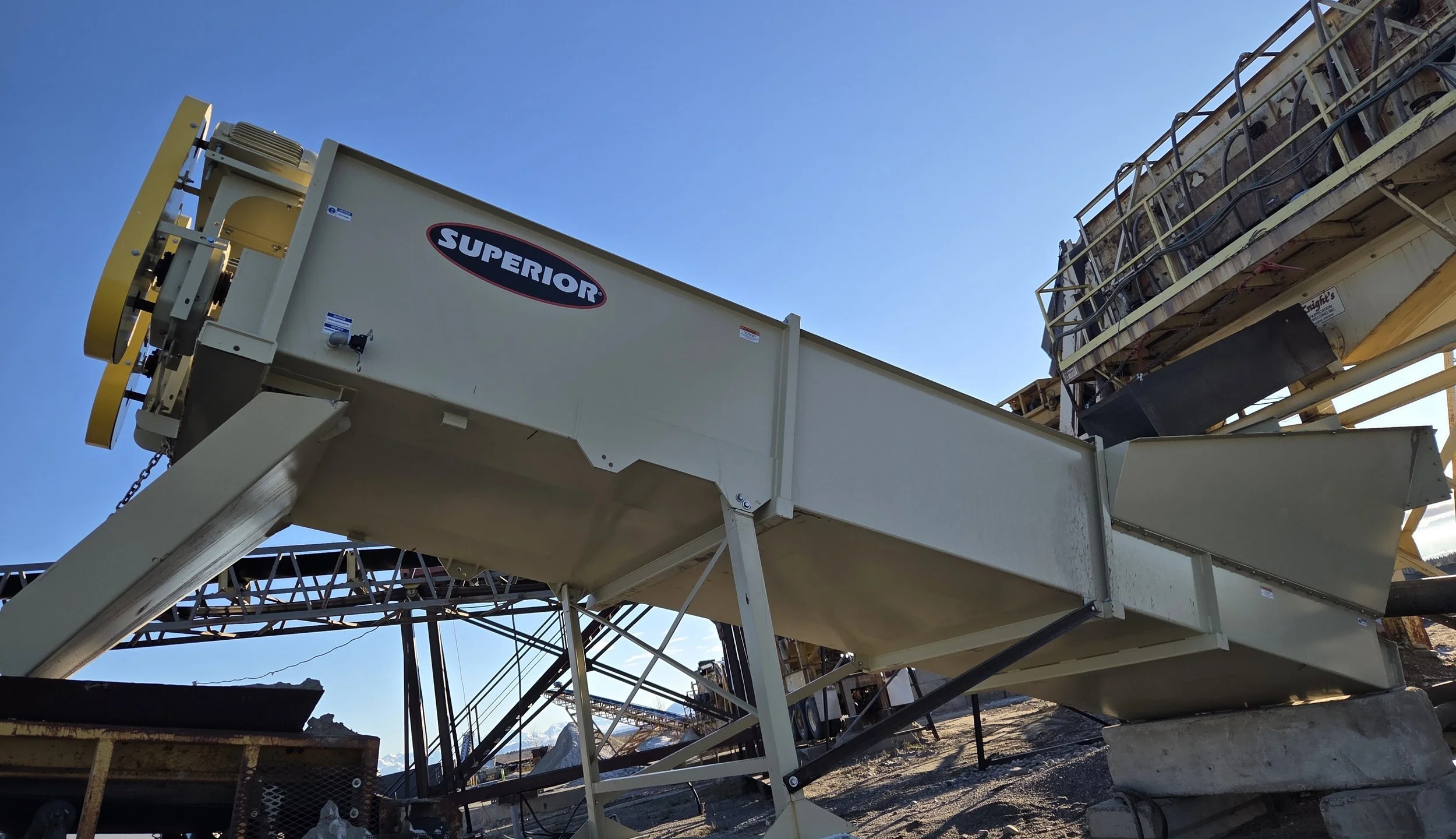 Superior Equipment Gravel Pit Mining Alaska