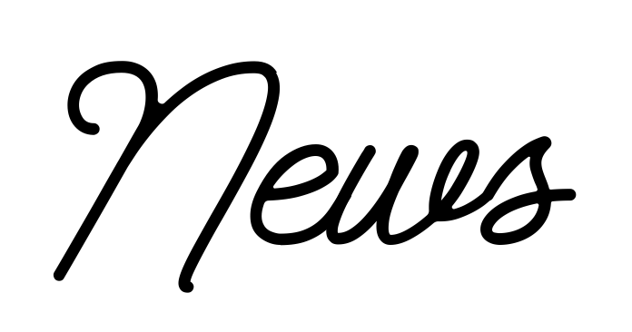The word 'News' written in black cursive script on a white background.