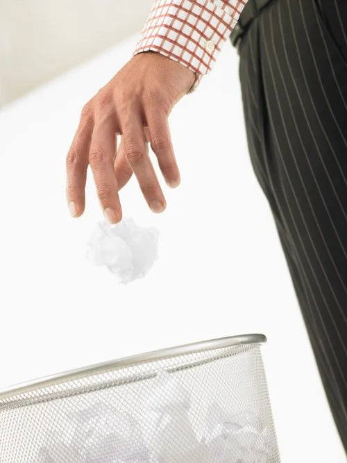 What happened after you threw your first draft away?