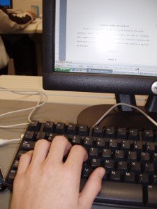 How do you start writing and get past being intimidated by a blank word processor screen?