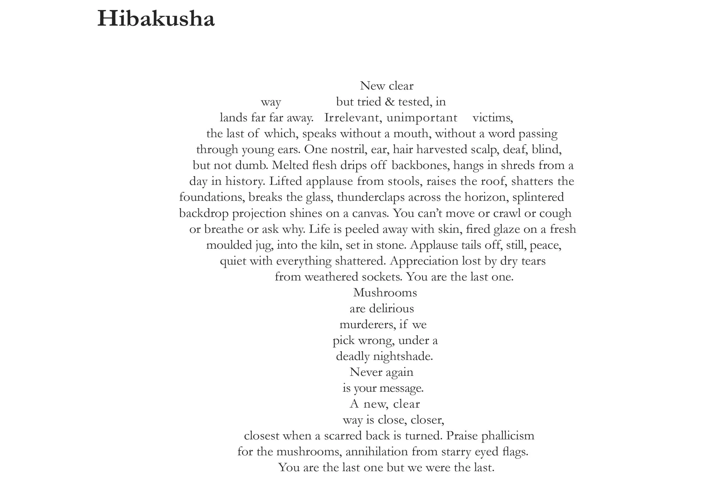 Hibakusha