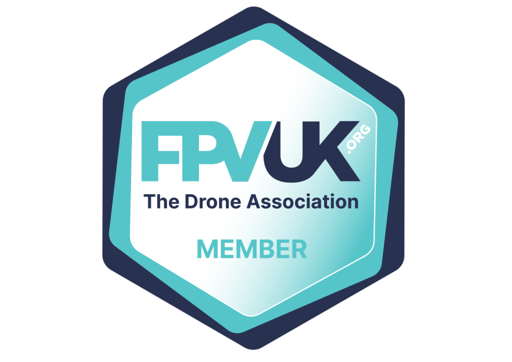 image shows FPB UK drone association logo for petersfield drone services SiteStory Media