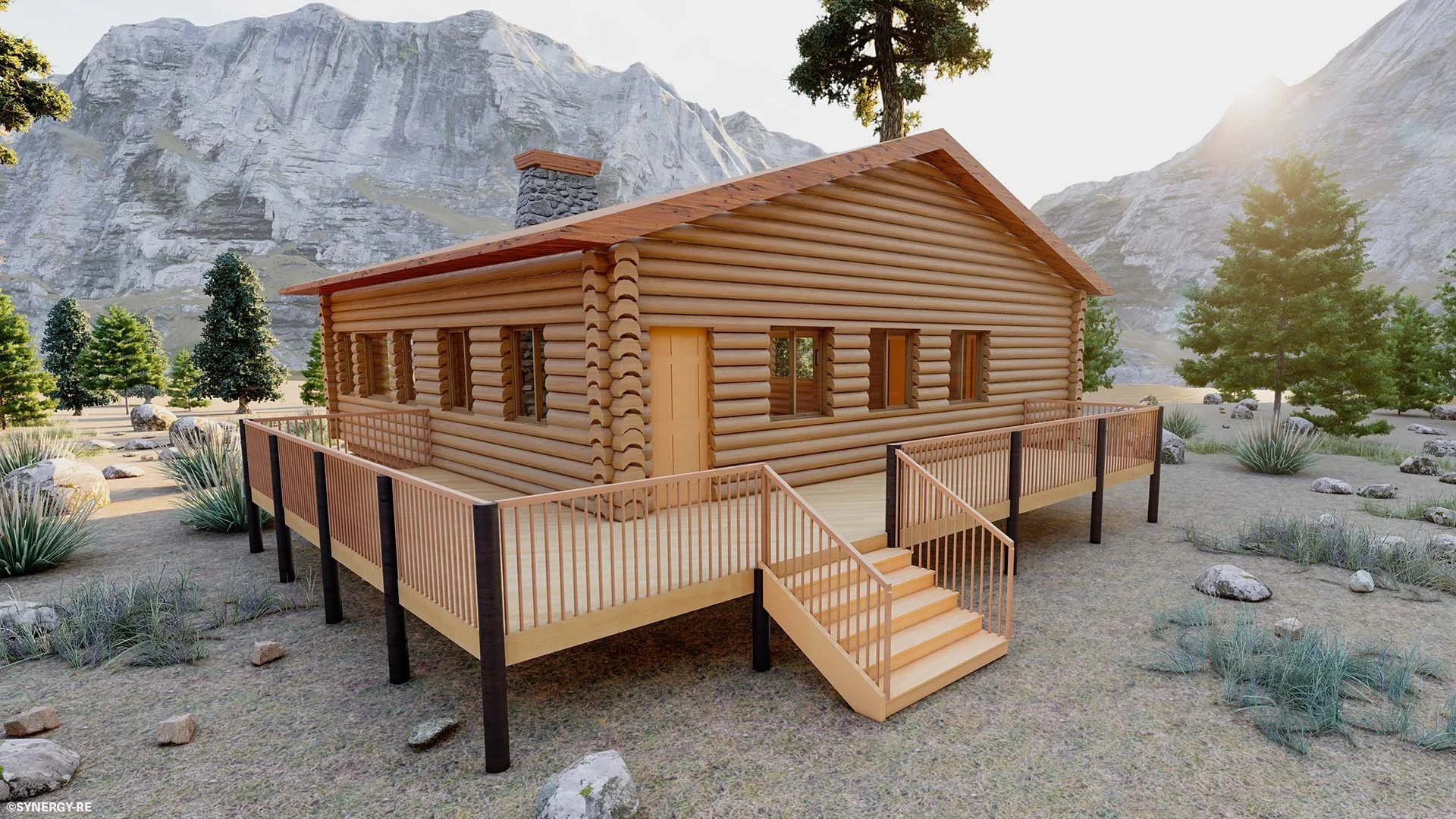 The Den & Art Studio Model