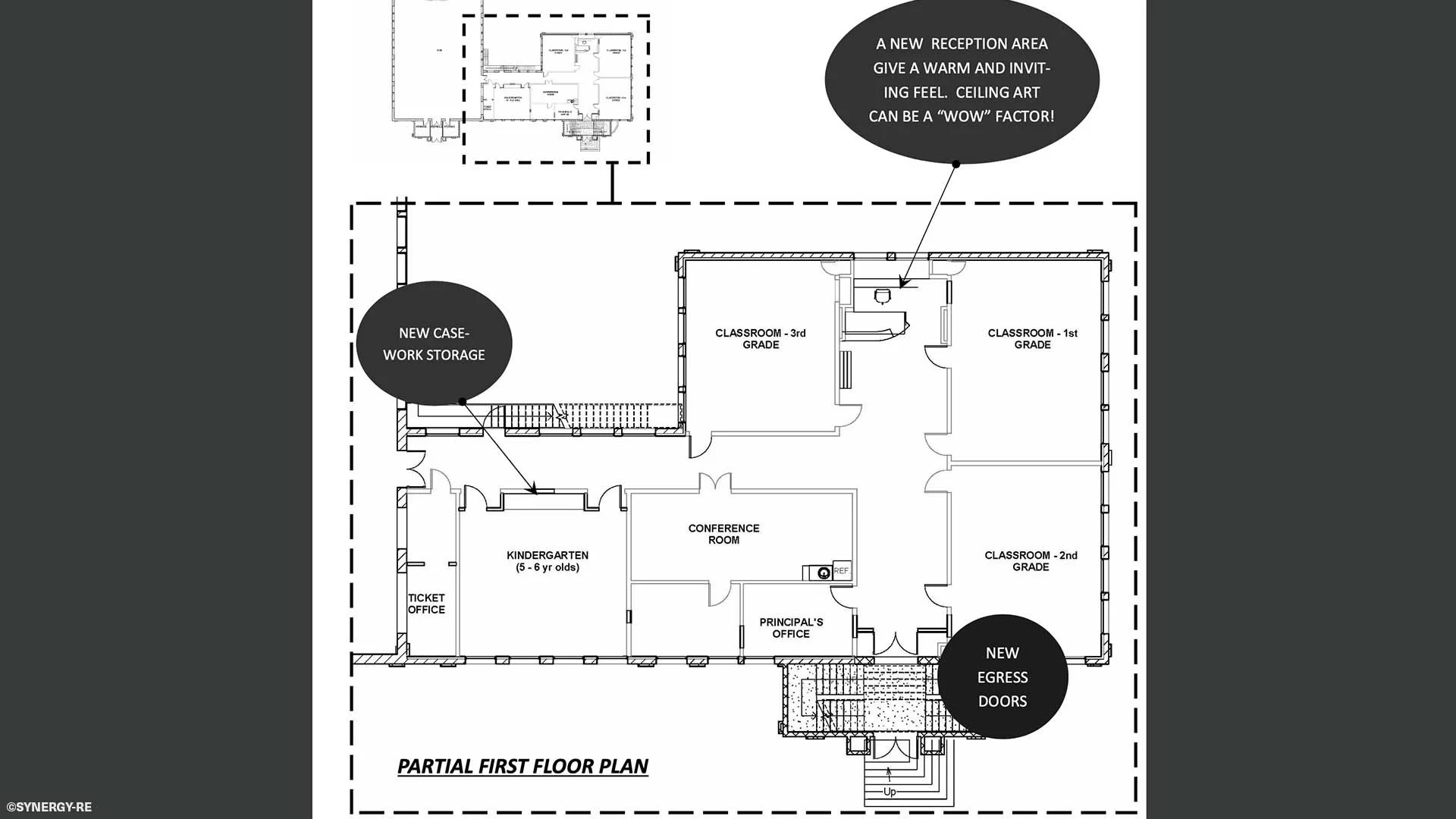 St. Catherine of Siena Catholic Church & School Key Plan