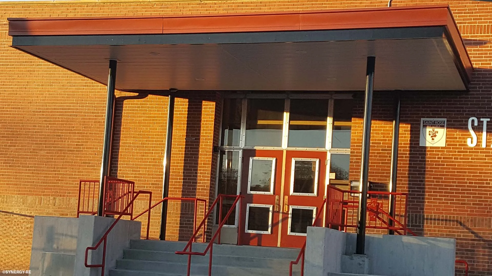 St. Rose Catholic Church & School Canopy Closeup