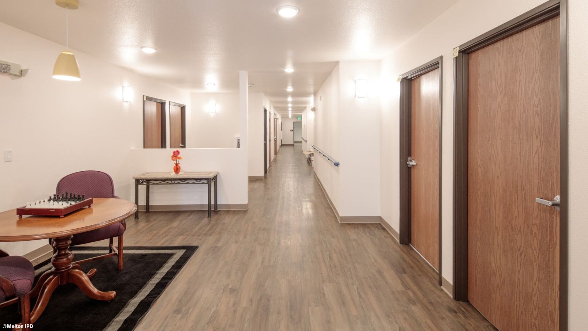Open Arms Senior Living Interior Hallway