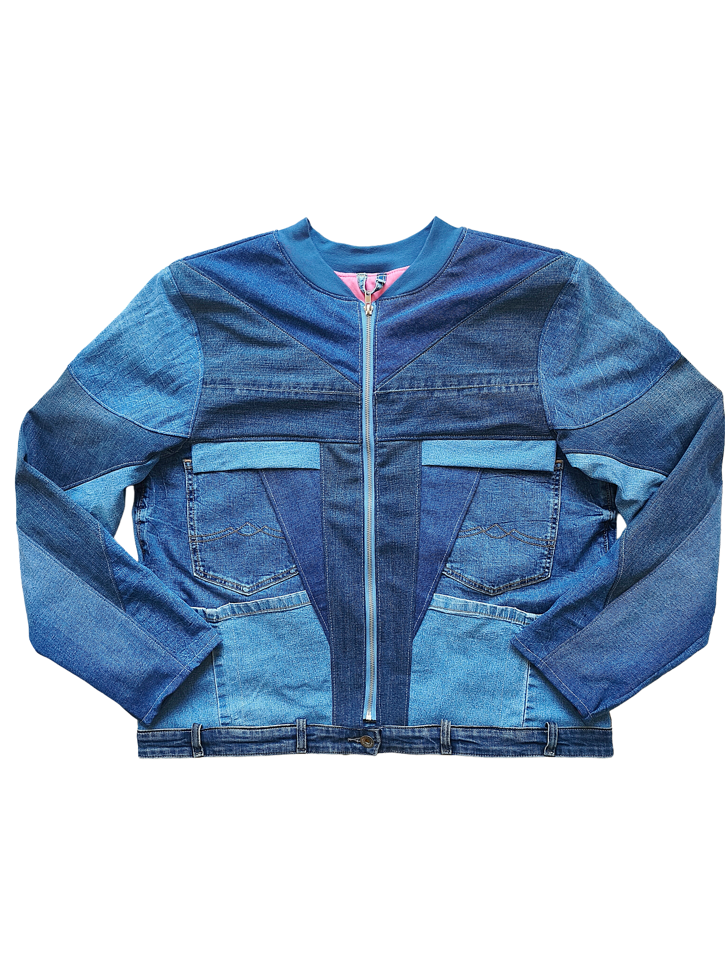 Upcycling Jeansjacke Nr. 19