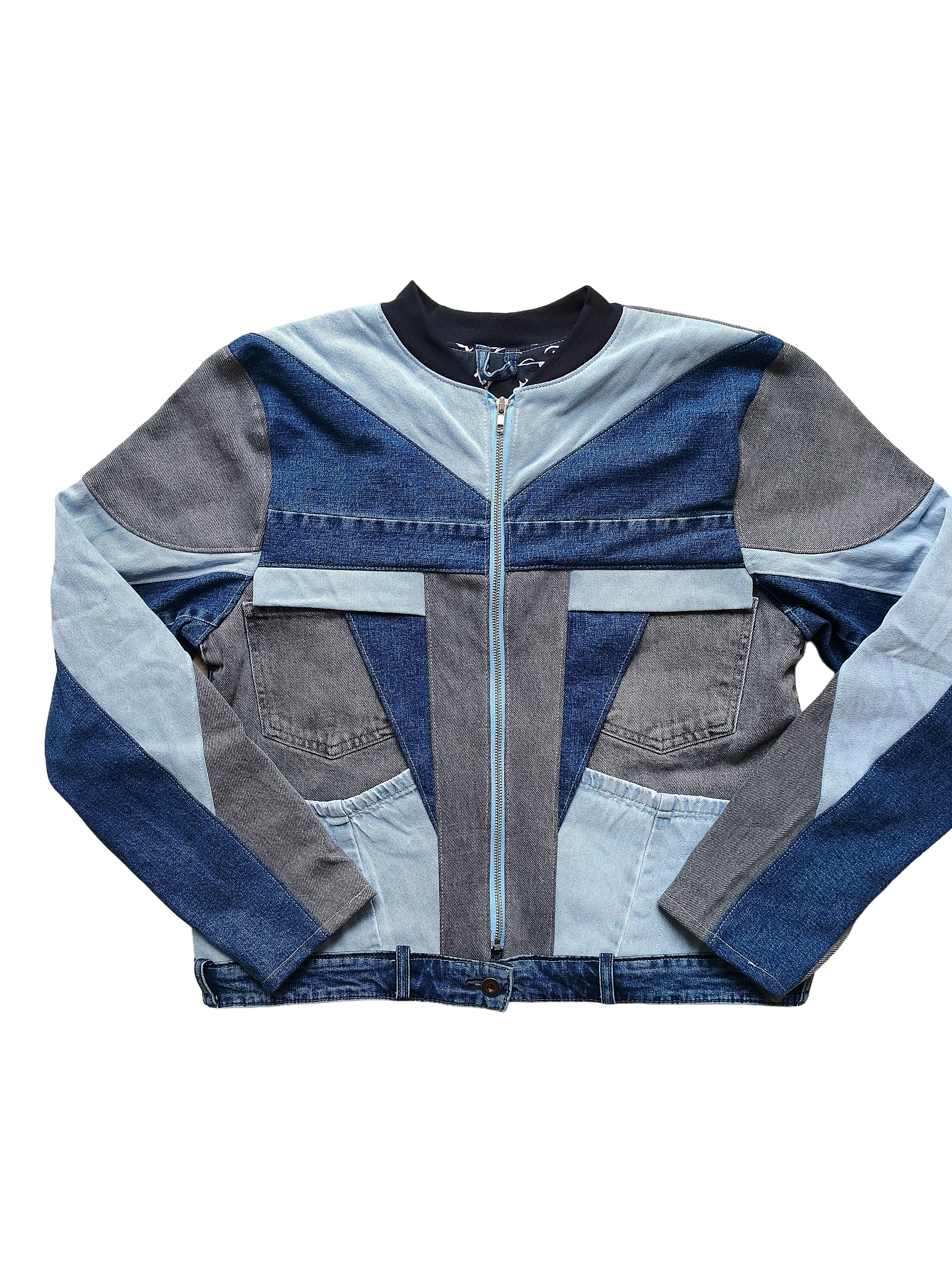 Upcycling Jeansjacke Nr. 21
